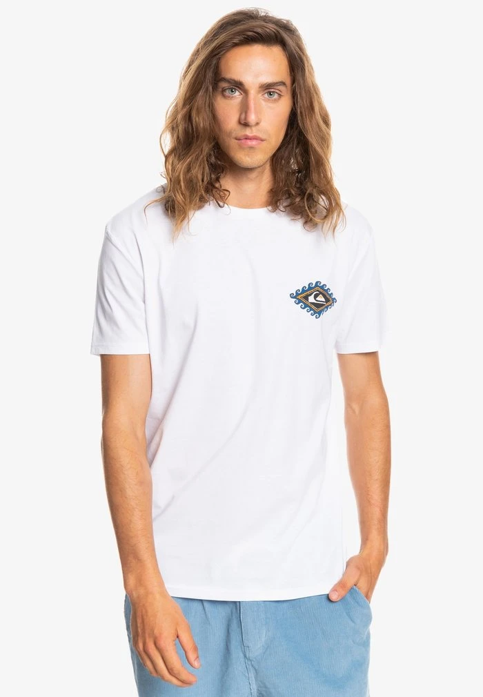 Quiksilver MYTHIC LIMITS - T-shirt Imprimé - White 3 Quiksilver MYTHIC LIMITS - T-shirt Imprimé - White