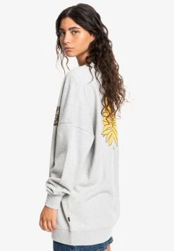 Quiksilver NO LIMITES - Sweatshirt - Light Grey Heather -Quiksilver Soldes b8a3aeaa42374dadbc48f9a6bc71696e