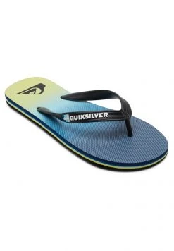 Quiksilver CHANCLAS - Tongs - Black/blue/blue -Quiksilver Soldes b91ecb54ff1346e5b53cc52014d43fc0