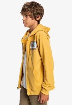 Quiksilver RADICAL ROOTS - Sweat à Capuche Zippé - Rattan -Quiksilver Soldes b92e601569f0483f94993790de8cffc5