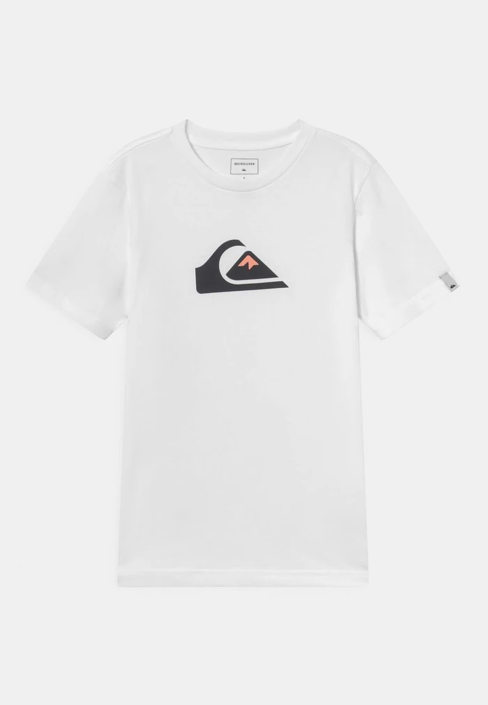 Quiksilver COMP LOGO - T-shirt Imprimé - White 3 Quiksilver COMP LOGO - T-shirt Imprimé - White