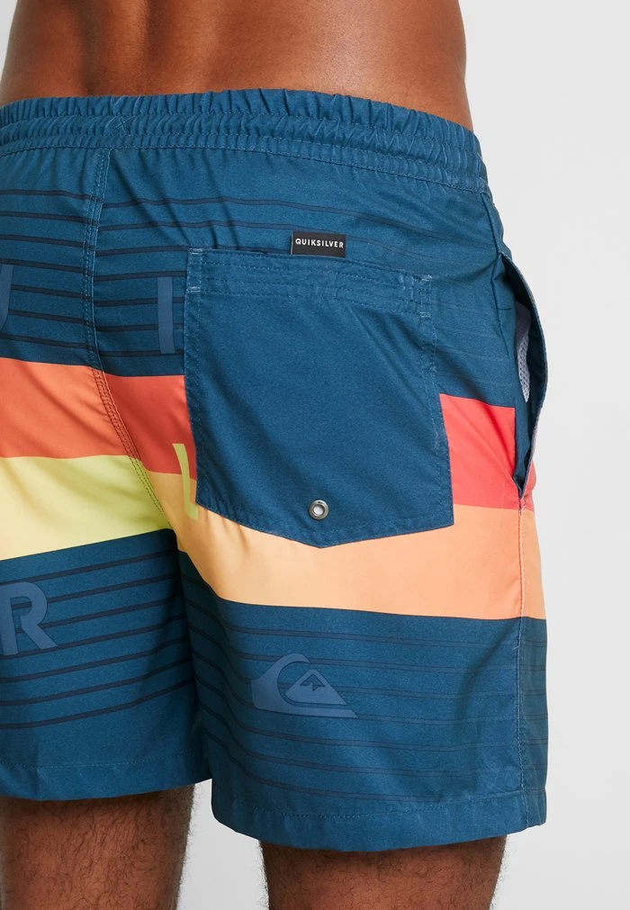 Quiksilver WORD BLOCK VOLLEY 17 - Short De Bain - Majolica Blue 4 Quiksilver WORD BLOCK VOLLEY 17 - Short De Bain - Majolica Blue â Image 2