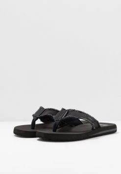 Quiksilver MONKEY ABYSS - Tongs - Black/brown -Quiksilver Soldes ba1ad786cc8644c5bbbc302af8ce18c3