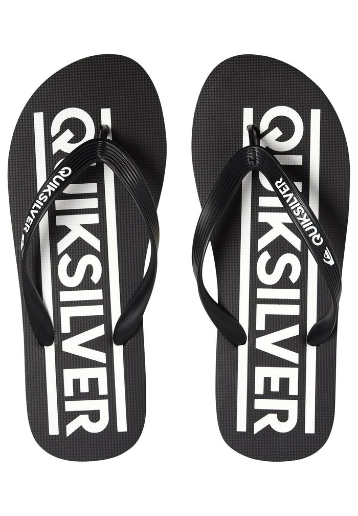 JAVA WORDMARK - Tongs - black/black/white Quiksilver JAVA WORDMARK - Tongs - Black/black/white -Quiksilver Soldes ba53a0510c4941cb83115517da2145eb