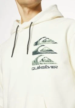Quiksilver TRIPLE STACKS - Sweat à Capuche - Antique White -Quiksilver Soldes bcc7bde707c34152aa4ad902f8f8bd77