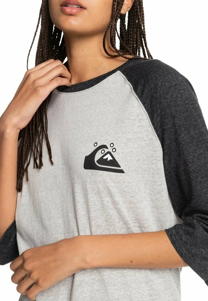 Quiksilver T-shirt à Manches Longues - Light Grey Heather 7 Quiksilver T-shirt à Manches Longues - Light Grey Heather – Image 5