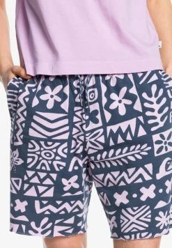 Quiksilver SUNNY CITY - Short - Vintage Indigo Tropical Trip