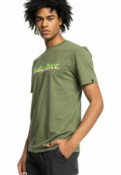 Quiksilver PRIMARY COLOURS - T-shirt Imprimé - Four Leaf Clover -Quiksilver Soldes bd71e7719938426993f0665aeb7fd08c
