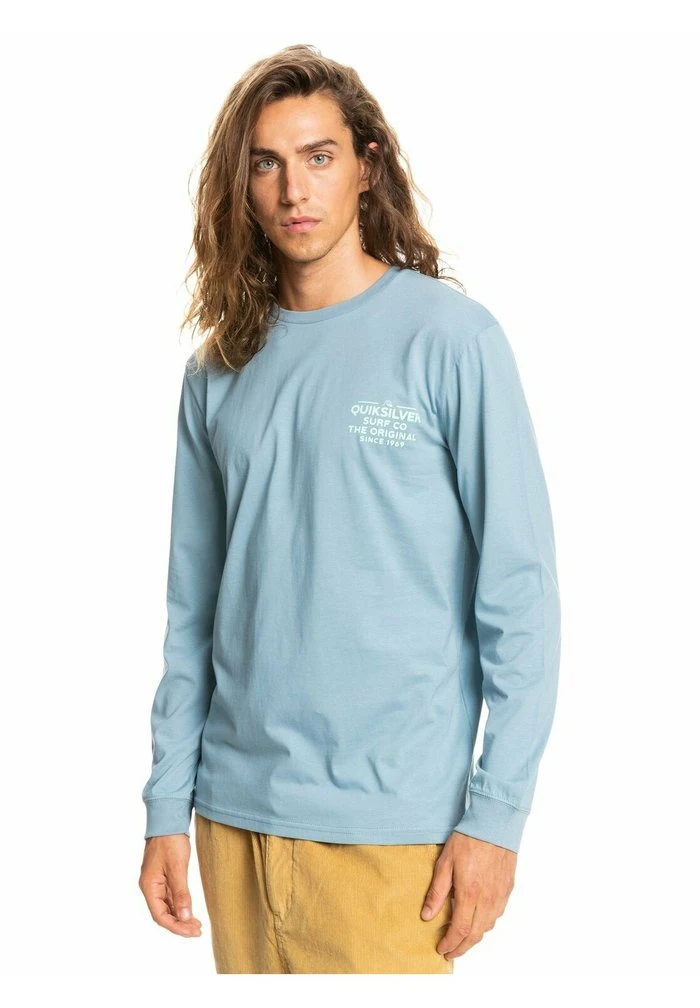 Quiksilver T-shirt à Manches Longues - Mottled Royal Blue 6 Quiksilver T-shirt à Manches Longues - Mottled Royal Blue – Image 4