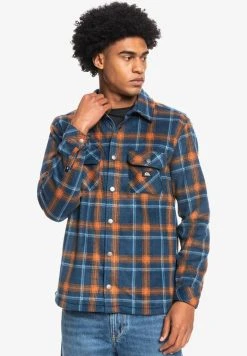 Quiksilver Chemise - Insignia Blue Plaid Surfdays
