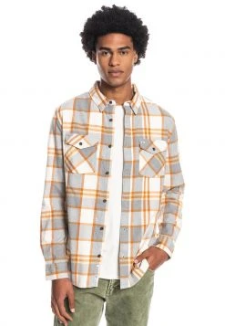 Quiksilver Chemise - Antique White Drayman Stretch -Quiksilver Soldes bf9c668995ba4ba780ec2b58f9936881