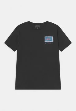 Quiksilver RADICAL ROOTS SS YTH - T-shirt Imprimé - Black