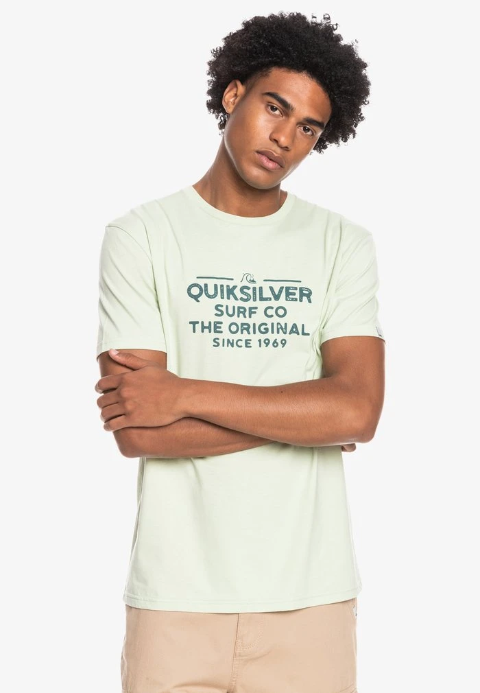 Quiksilver FEEDING LINE MANCHES COURTES - T-shirt Imprimé - Celendine 3 Quiksilver FEEDING LINE MANCHES COURTES - T-shirt Imprimé - Celendine