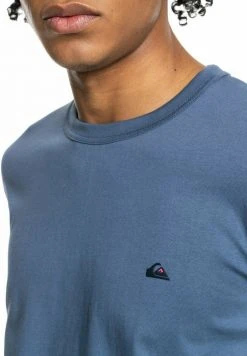 Quiksilver ESSENTIALS - T-shirt Basique - Blue Indigo -Quiksilver Soldes c076b32b5e88422ebdaef596a252ca14