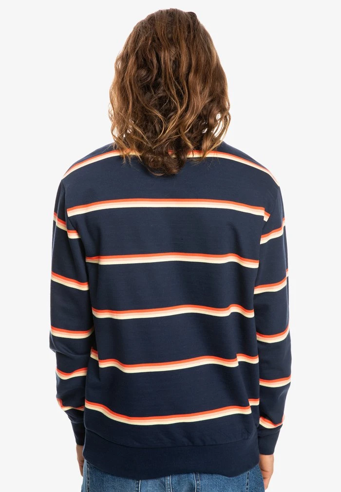 Quiksilver FEEDER - Sweatshirt - Cherry Tomato Feeder Stripe 4 Quiksilver FEEDER - Sweatshirt - Cherry Tomato Feeder Stripe – Image 2