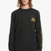 Quiksilver SEAQUEST - T-shirt à Manches Longues - Black -Quiksilver Soldes c13d15f77ca44fde98d58759e8f99eca
