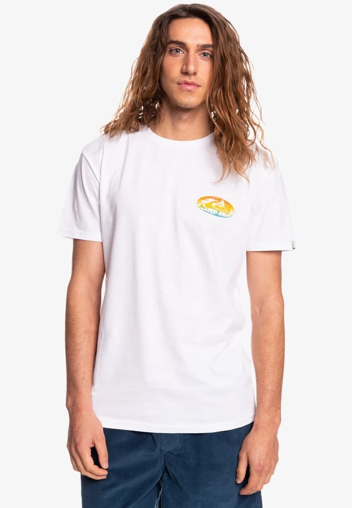 Quiksilver T-shirt Imprimé - White 3 Quiksilver T-shirt Imprimé - White