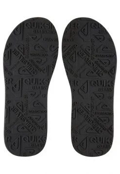 Quiksilver CARVER - Tongs - Grey/grey/black -Quiksilver Soldes c229b99d9fab4ac2bfaa90d815e419f3