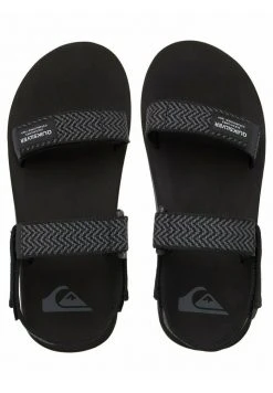 Quiksilver MONKEY CAGED - Sandales De Randonnée - Black/grey/black -Quiksilver Soldes c2ebd1fb435d4e988d1343ac6bf7c2d5