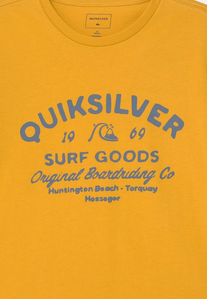 Quiksilver CLOSED CAPTIONS - T-shirt Imprimé - Nugget Gold 5 Quiksilver CLOSED CAPTIONS - T-shirt Imprimé - Nugget Gold – Image 3
