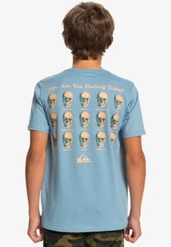 Quiksilver HOW ARE YOU FEELING - T-shirt Imprimé - Faded Denim 8 Quiksilver HOW ARE YOU FEELING - T-shirt Imprimé - Faded Denim -Quiksilver Soldes c39db0689cfc413cb42358b92efcd2c4