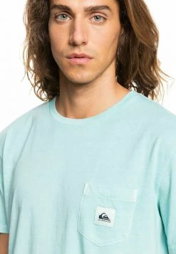 Quiksilver SUB MISSION - T-shirt Basique - Light Blue 4 Quiksilver SUB MISSION - T-shirt Basique - Light Blue -Quiksilver Soldes c3c9b205cb1a4386966e112ee334e236