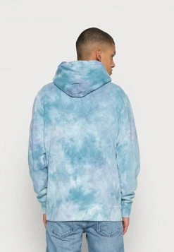 Quiksilver NATURAL TIE DYE - Sweat à Capuche - Airy Blue Cloudy -Quiksilver Soldes c4fd491badf64eb89be2bf85b60c5e90