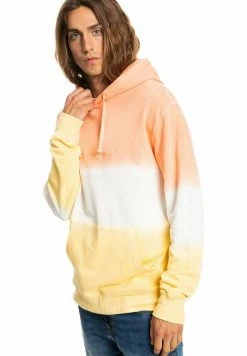 Quiksilver OMBRE DYE HOOD - Sweat à Capuche - Peach Pink Ombre Dye -Quiksilver Soldes c51fd96fff994150a9140ad748cbf053