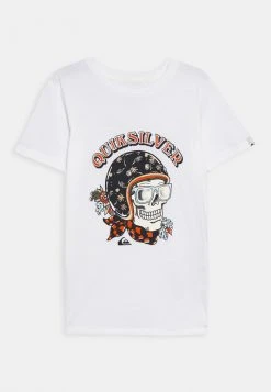 Quiksilver SKULL TROOPER SS YTH - T-shirt Imprimé - White