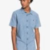 Quiksilver BOLAM KURZÄRMLIGES - Chemise - Faded Denim 1 Quiksilver BOLAM KURZÄRMLIGES - Chemise - Faded Denim -Quiksilver Soldes c6d782c2a85248e4b010485a728643ff