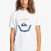 Quiksilver UP RISE - T-shirt Imprimé - White 2 Quiksilver UP RISE - T-shirt Imprimé - White -Quiksilver Soldes c789459b2d5e4e4695bd385caf2bf4f1