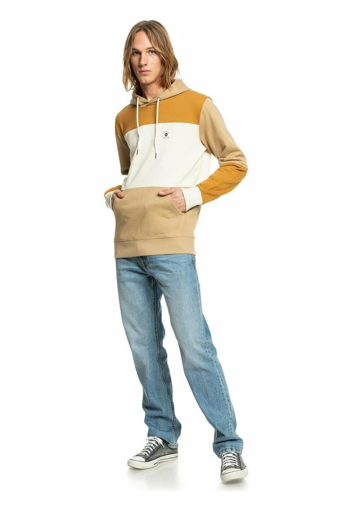 Quiksilver CHROMEBLOCK - Sweat à Capuche - Light Brown 4 Quiksilver CHROMEBLOCK - Sweat à Capuche - Light Brown – Image 2