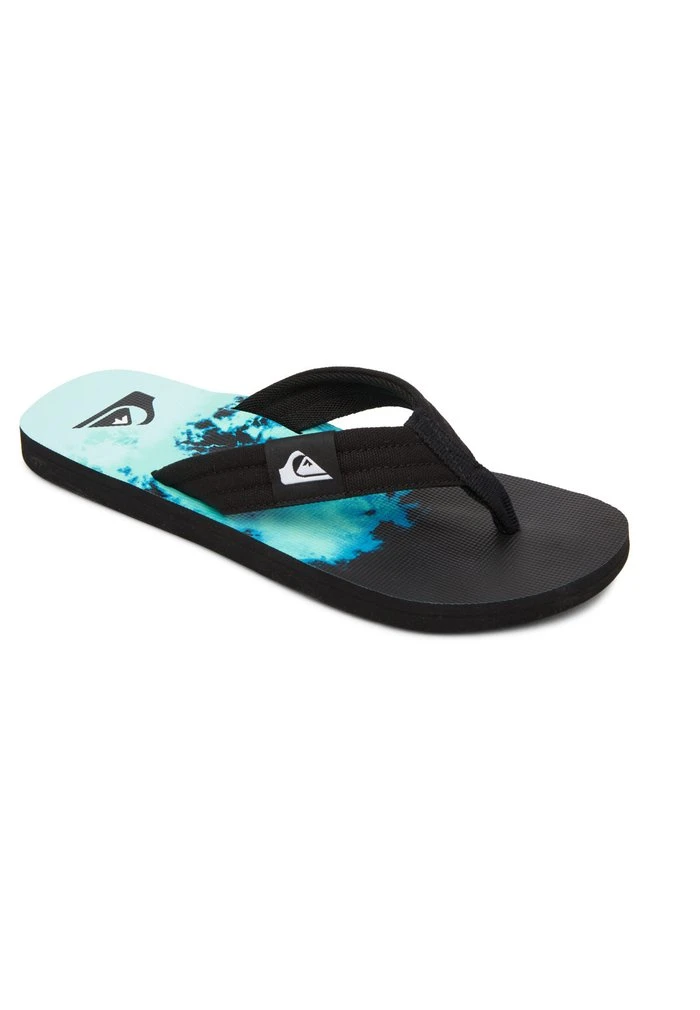 MOLOKAI LAYBACK - Tongs - black/green/blue Quiksilver MOLOKAI LAYBACK - Tongs - Black/green/blue -Quiksilver Soldes c9099153da5146b584de4b9ad92afa22