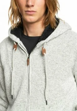 QUIKSILVER™ KELLER SHERPA - Sweat à Capuche - Light Grey Heather -Quiksilver Soldes c911ef49122143f6ae1f3641455dd5e2