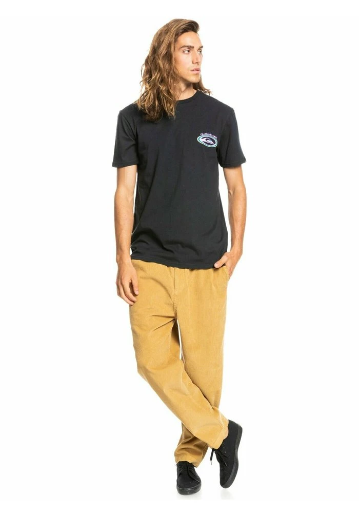 TEMPER - T-shirt imprimé - black Quiksilver TEMPER - T-shirt Imprimé - Black -Quiksilver Soldes c91b3c37dd0346f5ab47c6f49623cb35