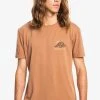 Quiksilver SLOW MOVER - T-shirt Imprimé - Chipmunk -Quiksilver Soldes c9ce3e7d506b4a1ba163df244e7a1933