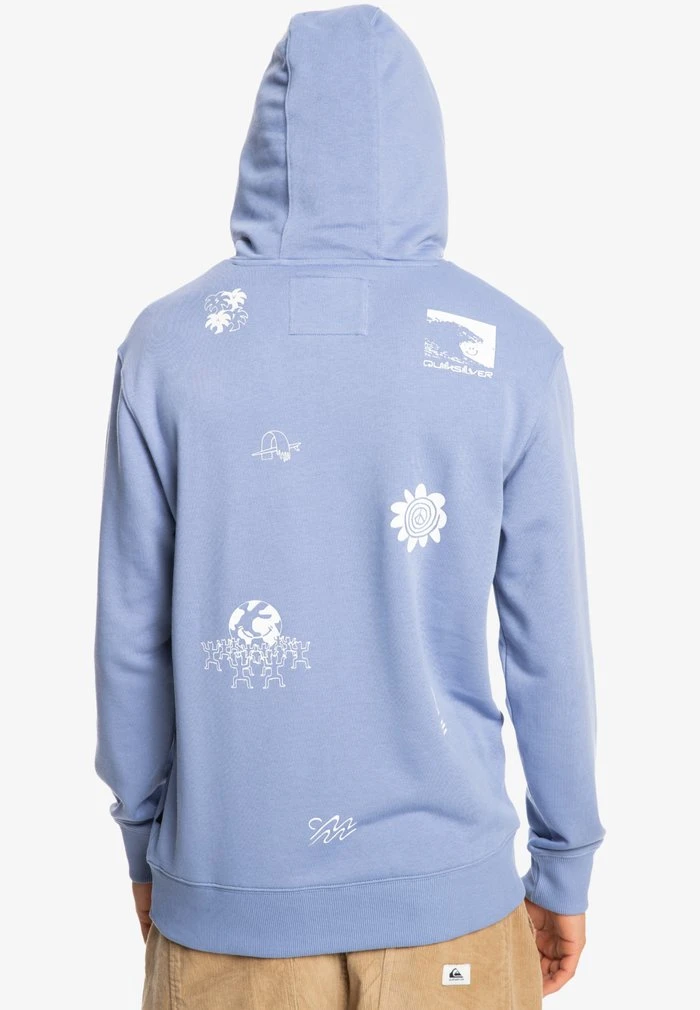 Quiksilver SURF LEGENDS - Sweat à Capuche - Purple Impression 4 Quiksilver SURF LEGENDS - Sweat à Capuche - Purple Impression – Image 2