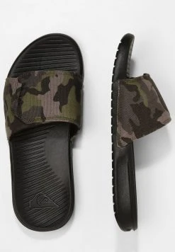 Quiksilver Sandales De Bain - Green/brown/black