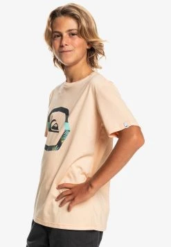 Quiksilver UPRISE SS YTH - T-shirt Imprimé - Almond Cream -Quiksilver Soldes cc901ffbe7bf451bbec60460aaa4f2e4