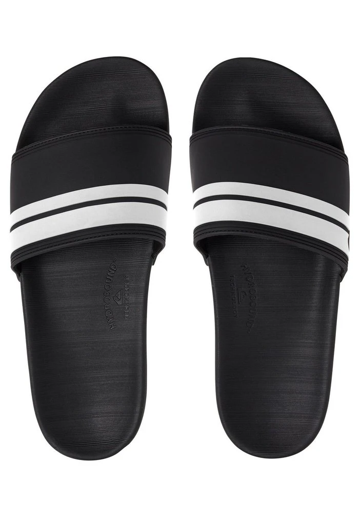 Quiksilver RIVI SLIDE - Sandales De Bain - Black/white 4 Quiksilver RIVI SLIDE - Sandales De Bain - Black/white – Image 2
