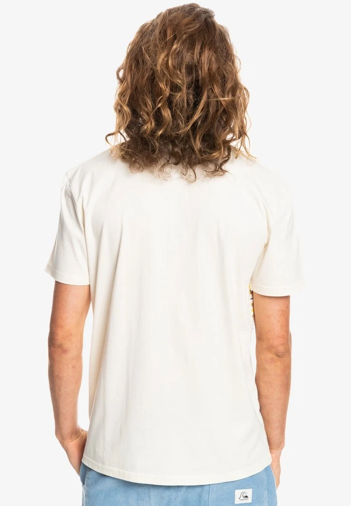 Quiksilver RYTHMIC STRIPE - T-shirt Imprimé - Antique White 4 Quiksilver RYTHMIC STRIPE - T-shirt Imprimé - Antique White – Image 2