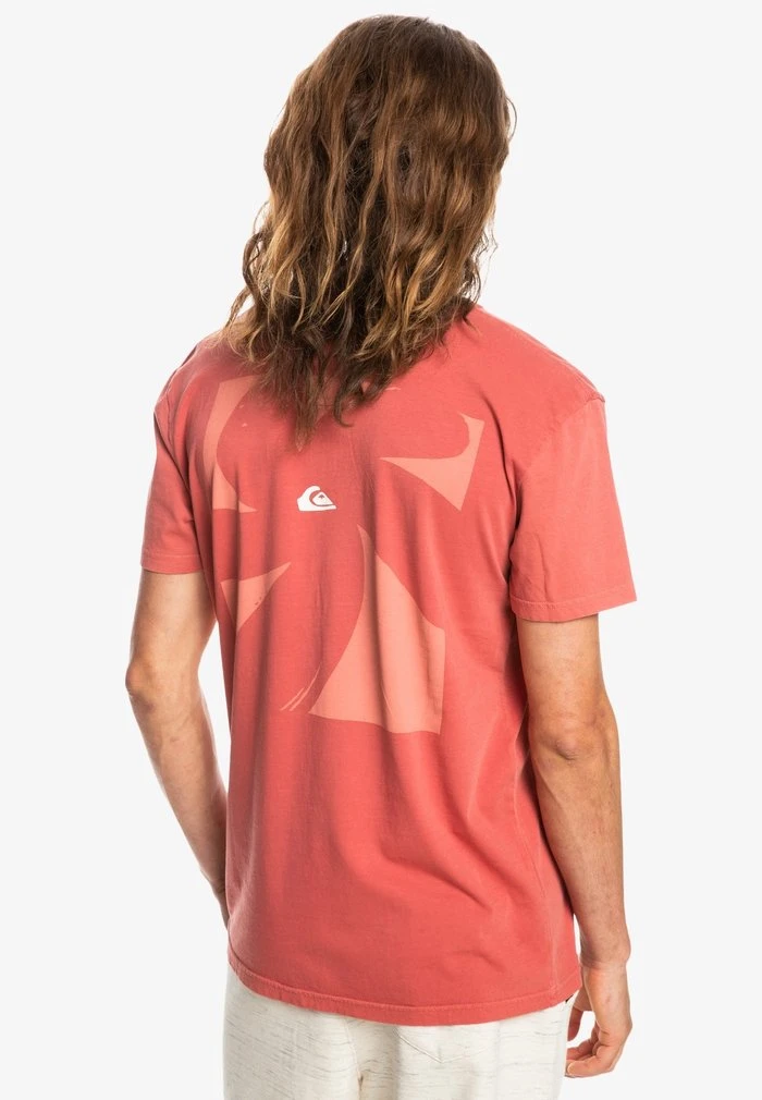 Quiksilver BIG ISLAND - T-shirt Imprimé - Burnt Ochre 5 Quiksilver BIG ISLAND - T-shirt Imprimé - Burnt Ochre – Image 3