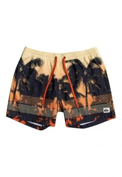 Quiksilver SUNSET VOLLEY YOUTH - Short De Bain - Orange Pop