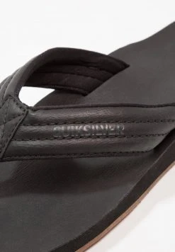 Quiksilver CARVER - Tongs - Black -Quiksilver Soldes cd83363163694046b3c943102defca76