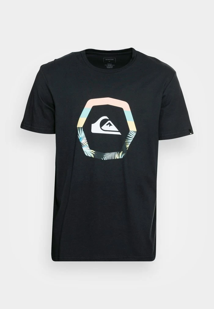 Quiksilver UP RISE - T-shirt Imprimé - Black 6 Quiksilver UP RISE - T-shirt Imprimé - Black – Image 4
