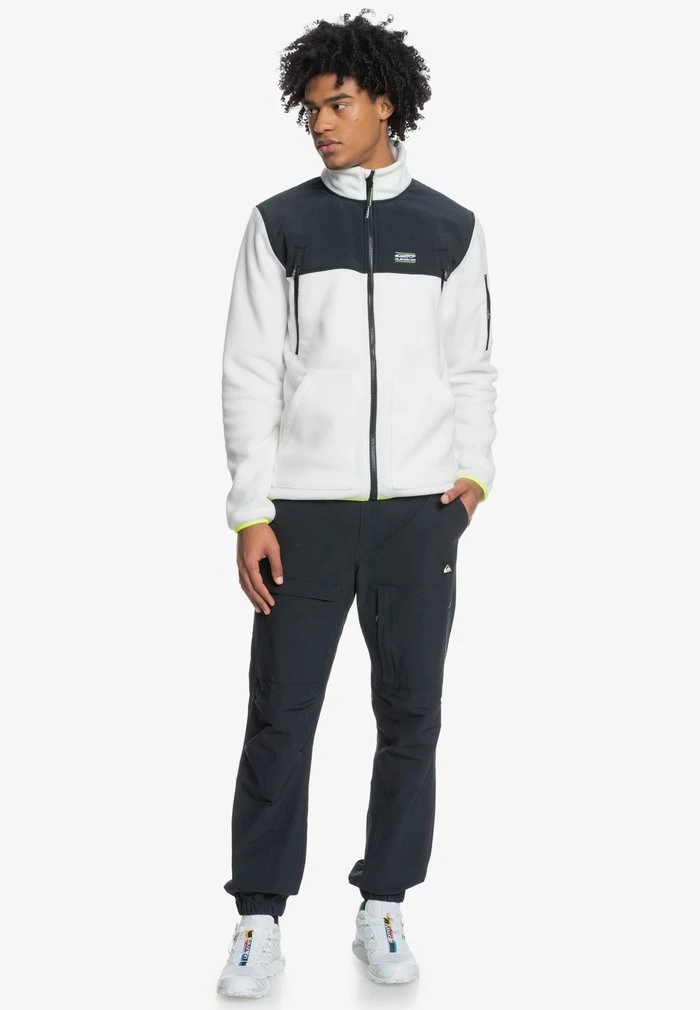NEW LATITUDE POLARTEC - Veste polaire - snow white Quiksilver NEW LATITUDE POLARTEC - Veste Polaire - Snow White -Quiksilver Soldes cf7d5f3f498e43389b1939c58fb78d24