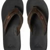 Quiksilver CARVER SQUISH - Tongs - Brown/black/brown -Quiksilver Soldes d0367b2626d1469fbea20f99922ab4e5