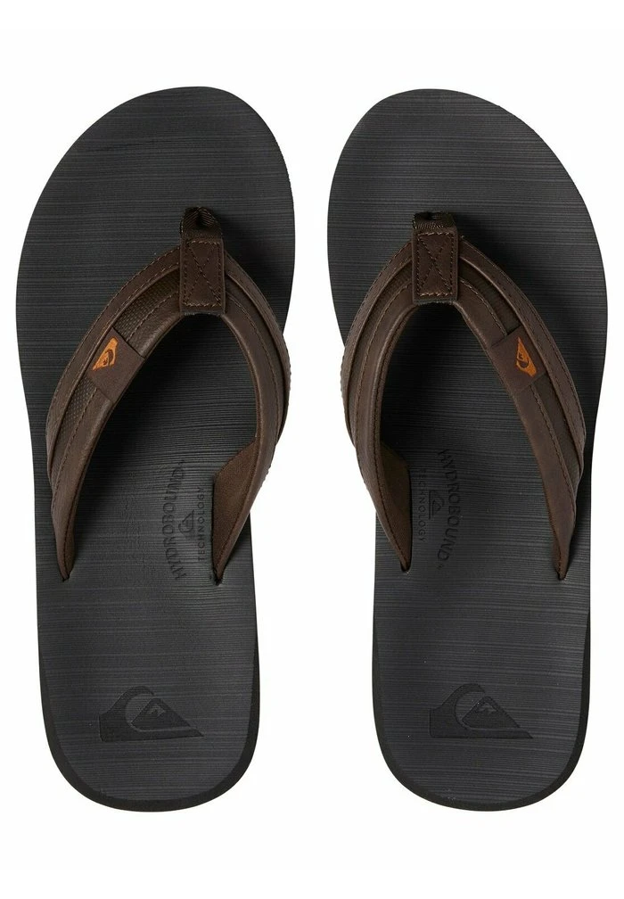 CARVER SQUISH - Tongs - brown/black/brown Quiksilver CARVER SQUISH - Tongs - Brown/black/brown -Quiksilver Soldes d0367b2626d1469fbea20f99922ab4e5