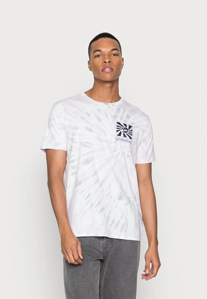 Quiksilver PEACEFUL LIFE - T-shirt Imprimé - Lilac Marble 3 Quiksilver PEACEFUL LIFE - T-shirt Imprimé - Lilac Marble