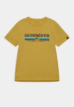 Quiksilver LINED UP - T-shirt Imprimé - Rattan